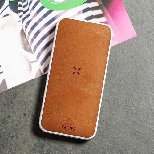 Powerbank gerecycled leer - Afbeelding 6